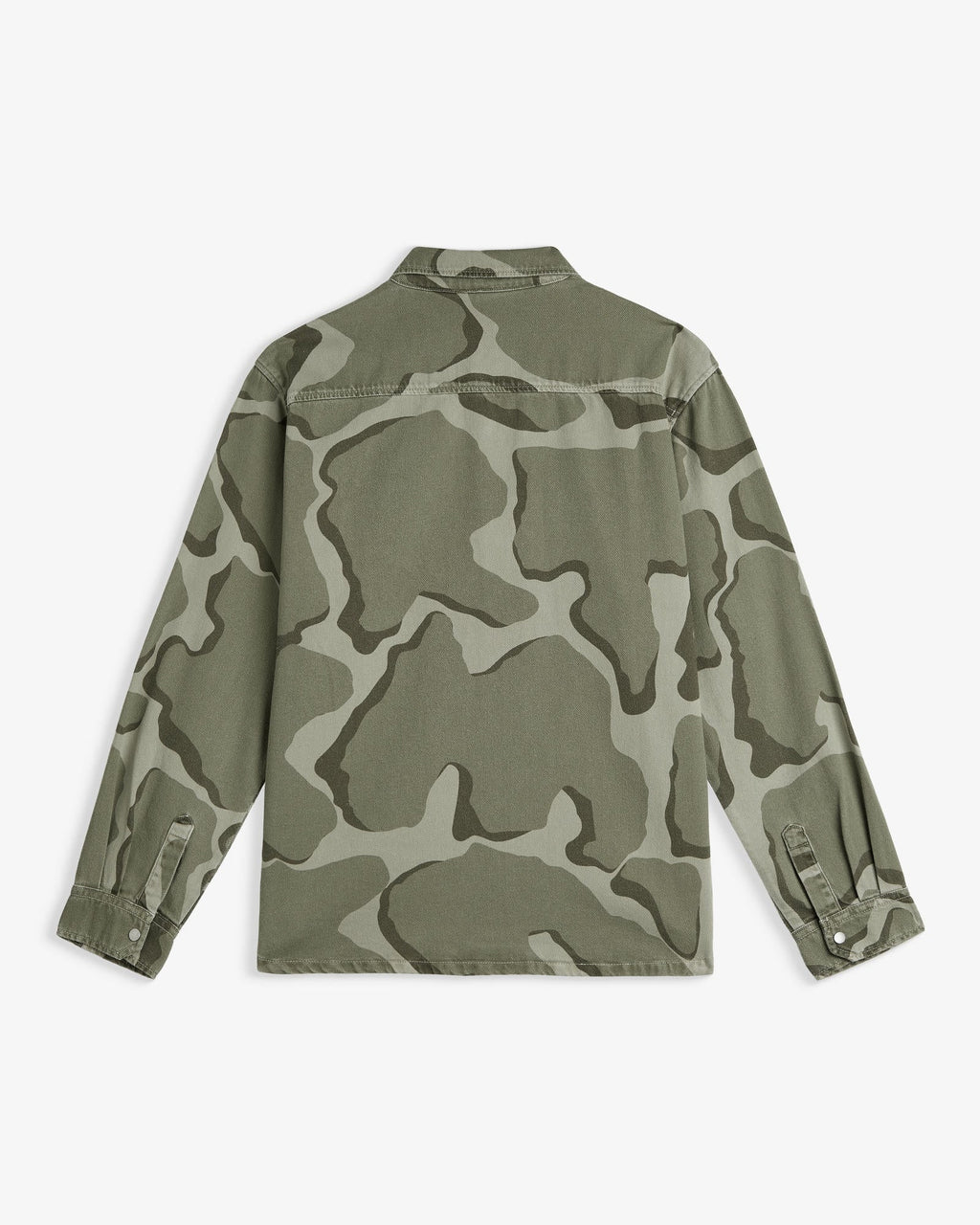 Men's Abstract Camo Button-Down Shirt