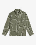 Men's Abstract Camo Button-Down Shirt