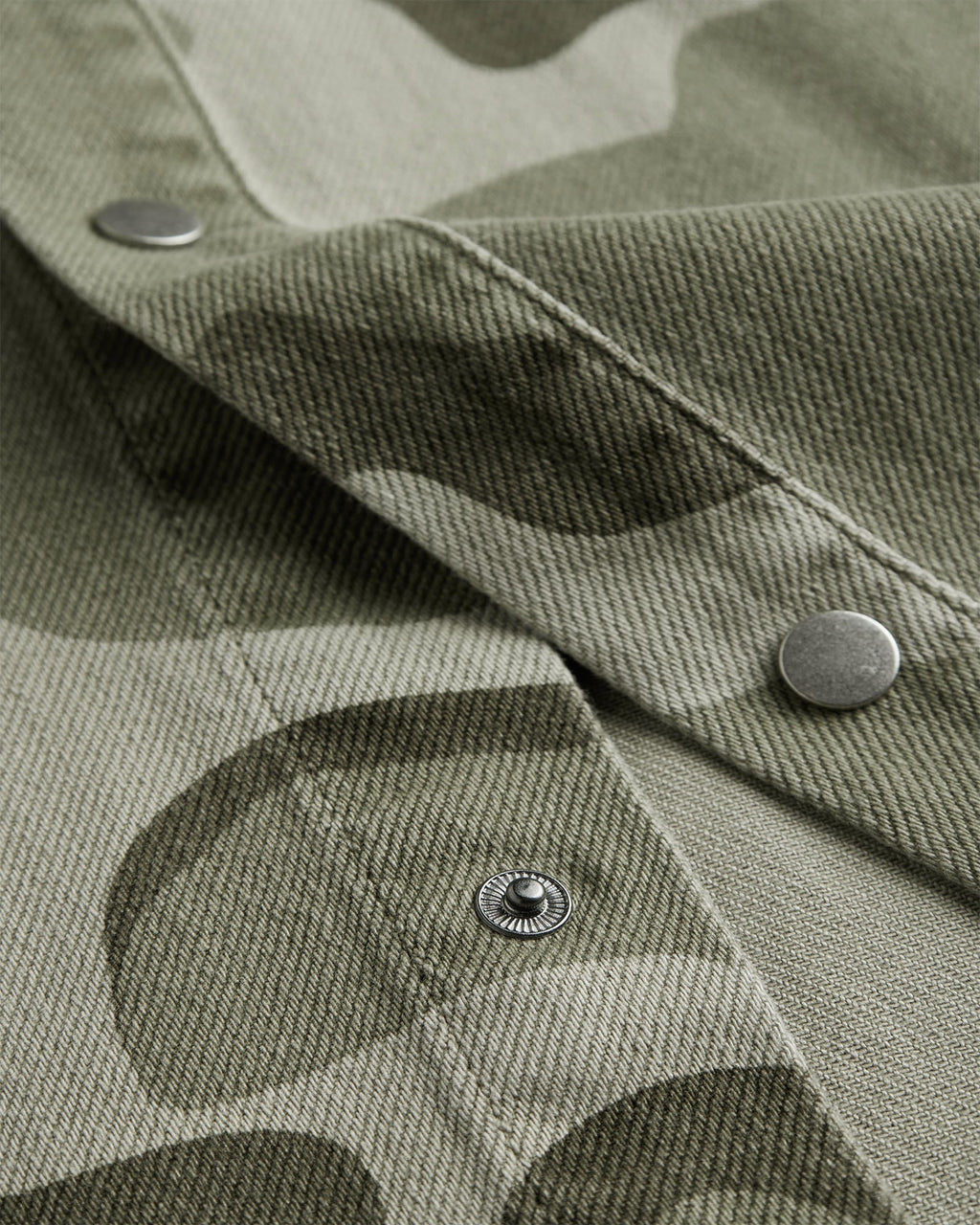 Men's Abstract Camo Button-Down Shirt