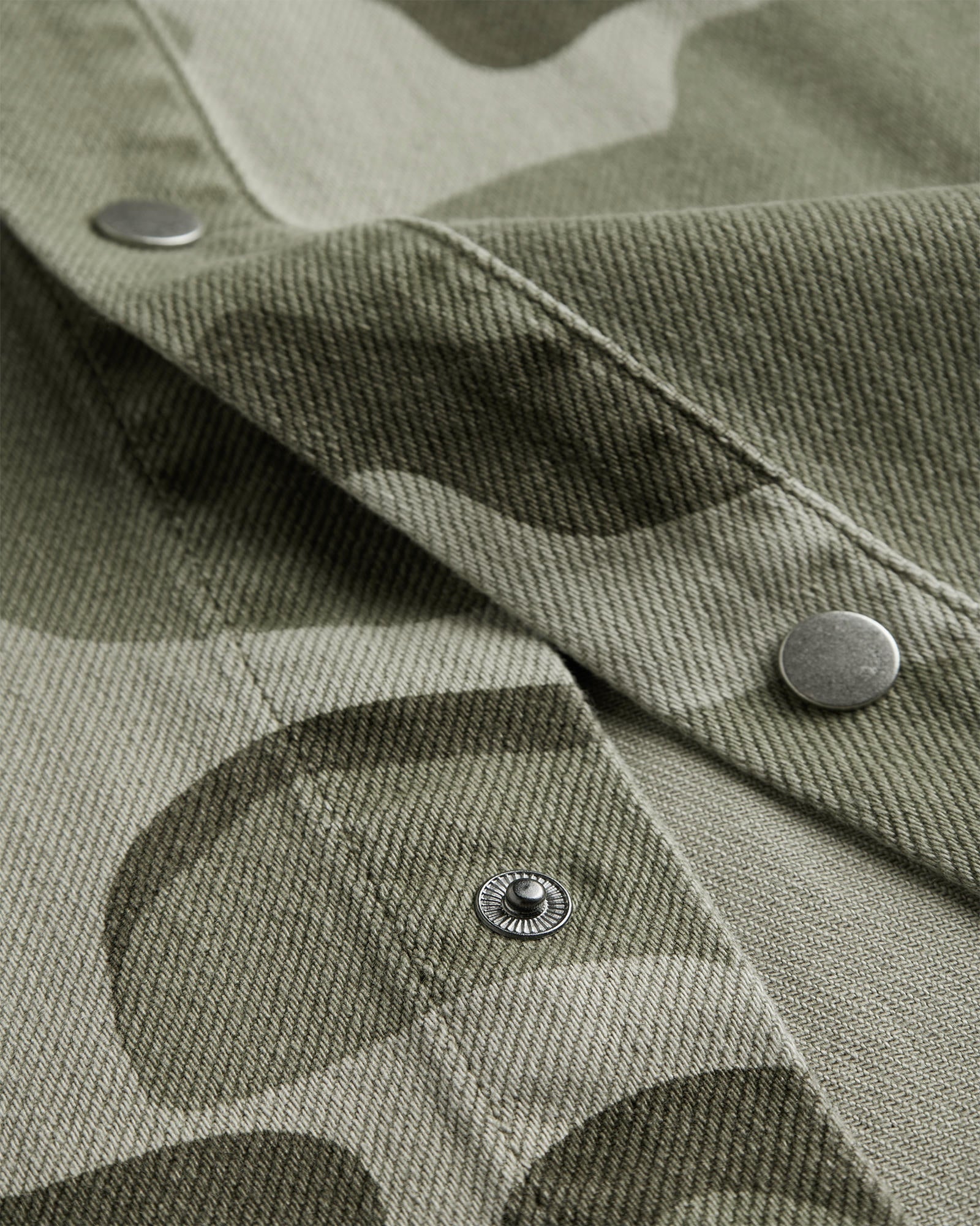 Men's Abstract Camo Button-Down Shirt