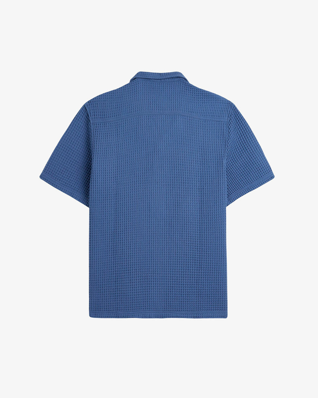 Men's Short-Sleeve Cuban Collar Shirt – Dusty Blue