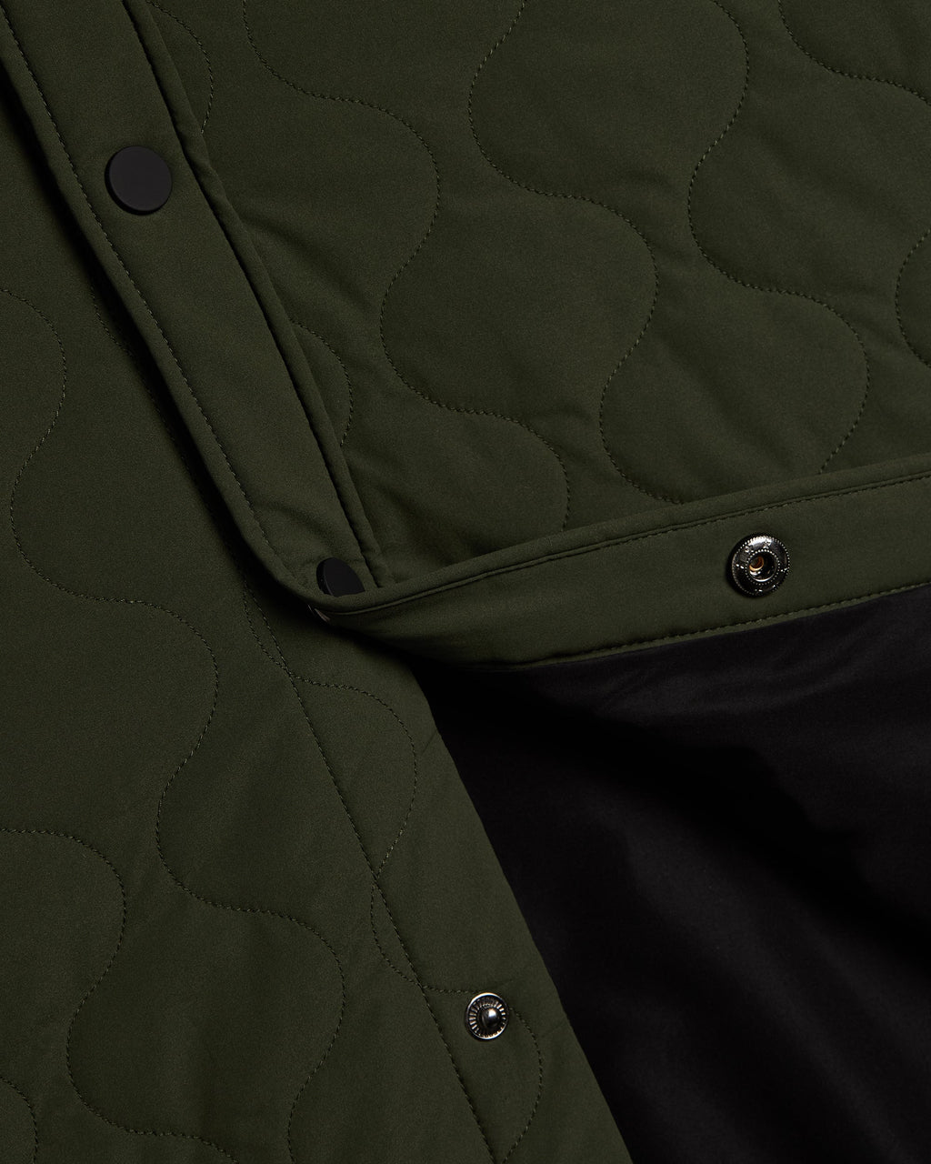 Men's Lightweight Quilted Shirt Jacket