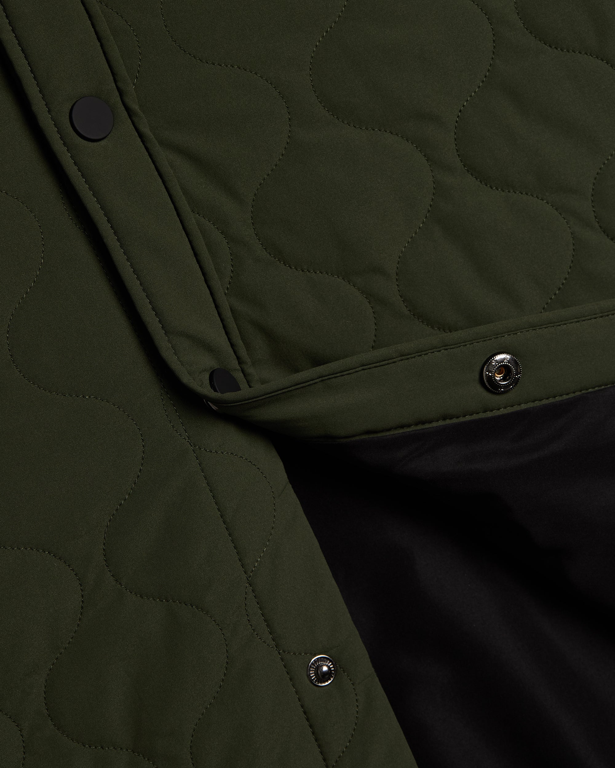 Men's Lightweight Quilted Shirt Jacket