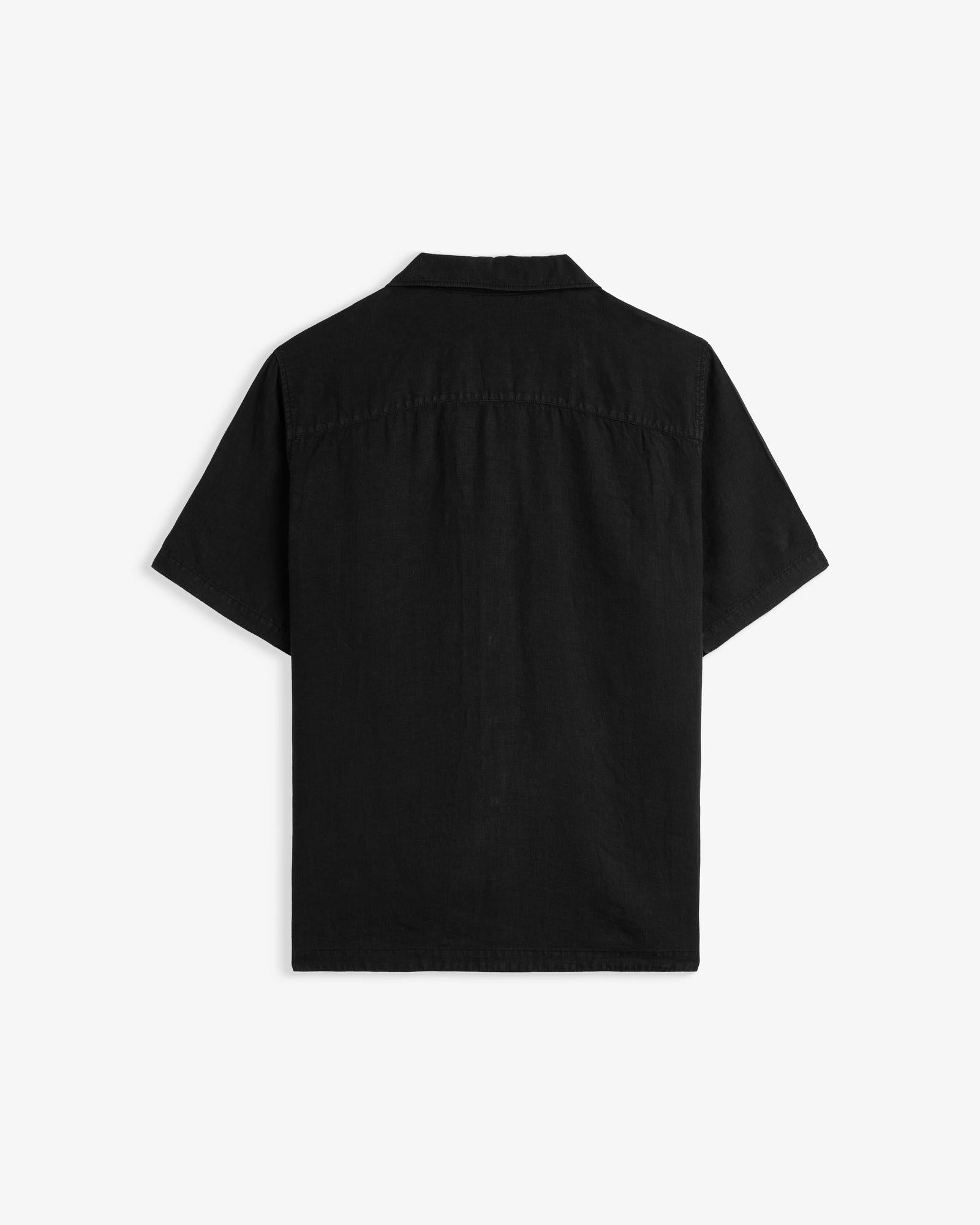 Men's Relaxed Cuban Collar Short-Sleeve Shirt