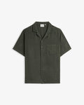 Men's Relaxed Cuban Collar Short-Sleeve Shirt