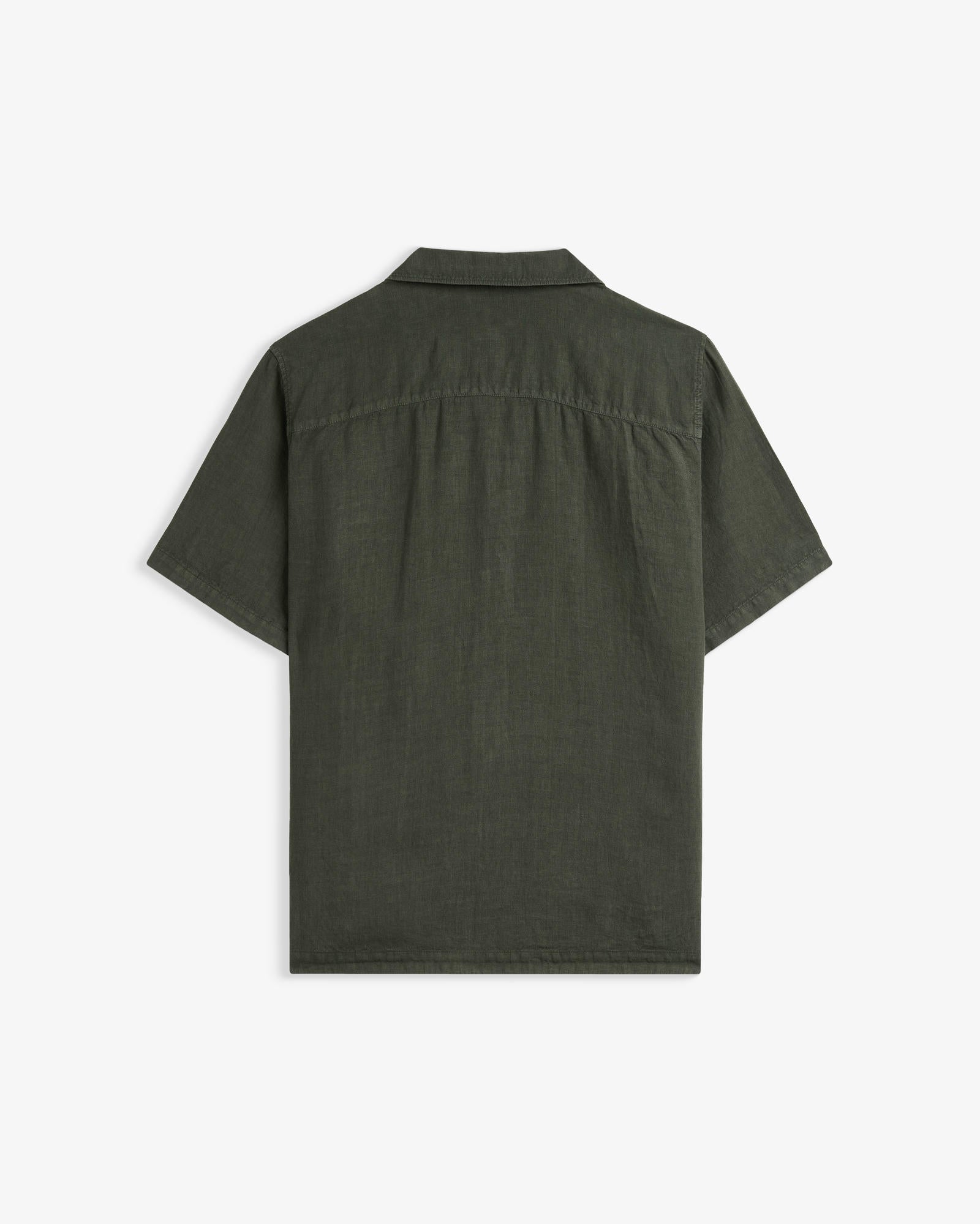 Men's Relaxed Cuban Collar Short-Sleeve Shirt