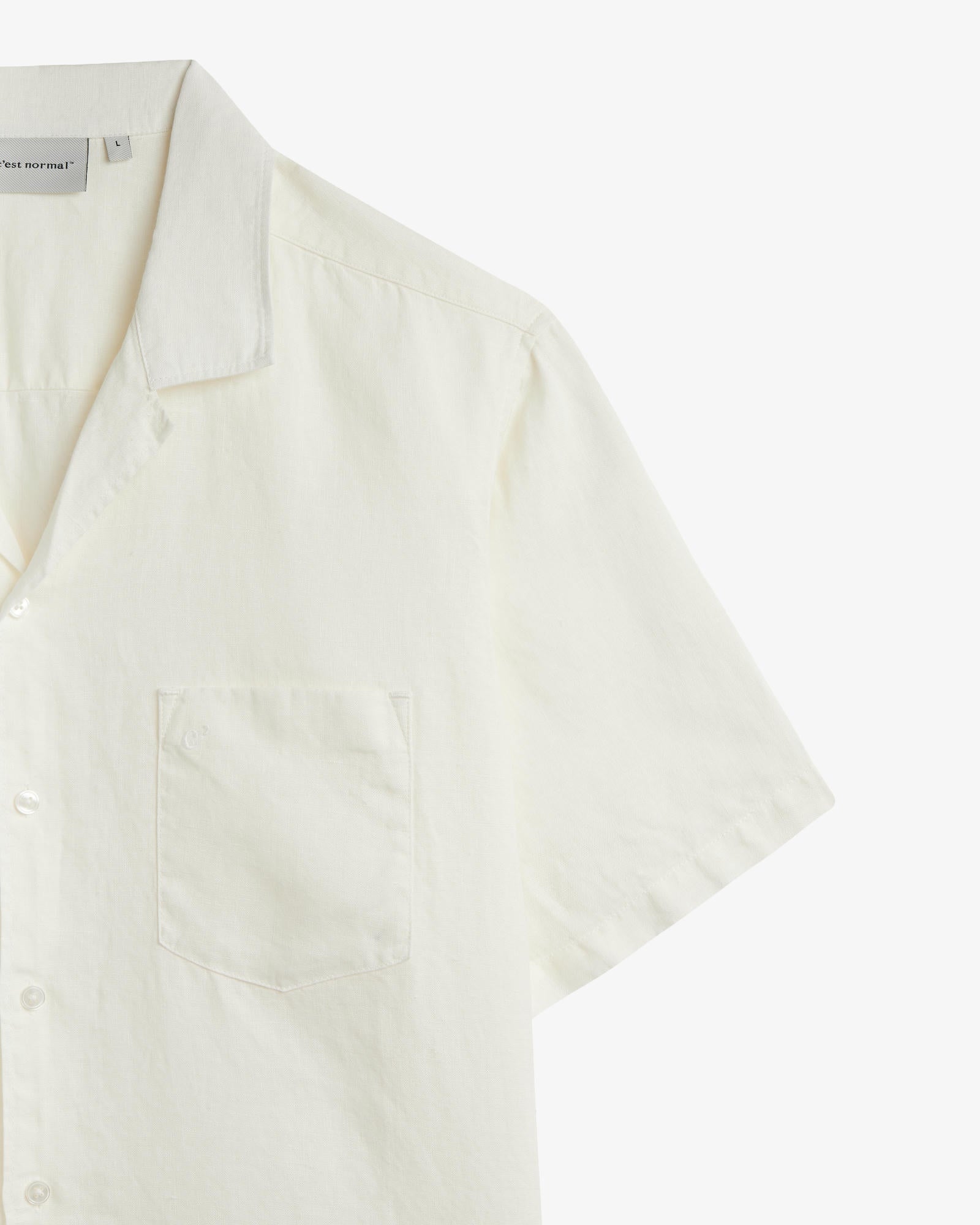 Men's Relaxed Cuban Collar Short-Sleeve Shirt