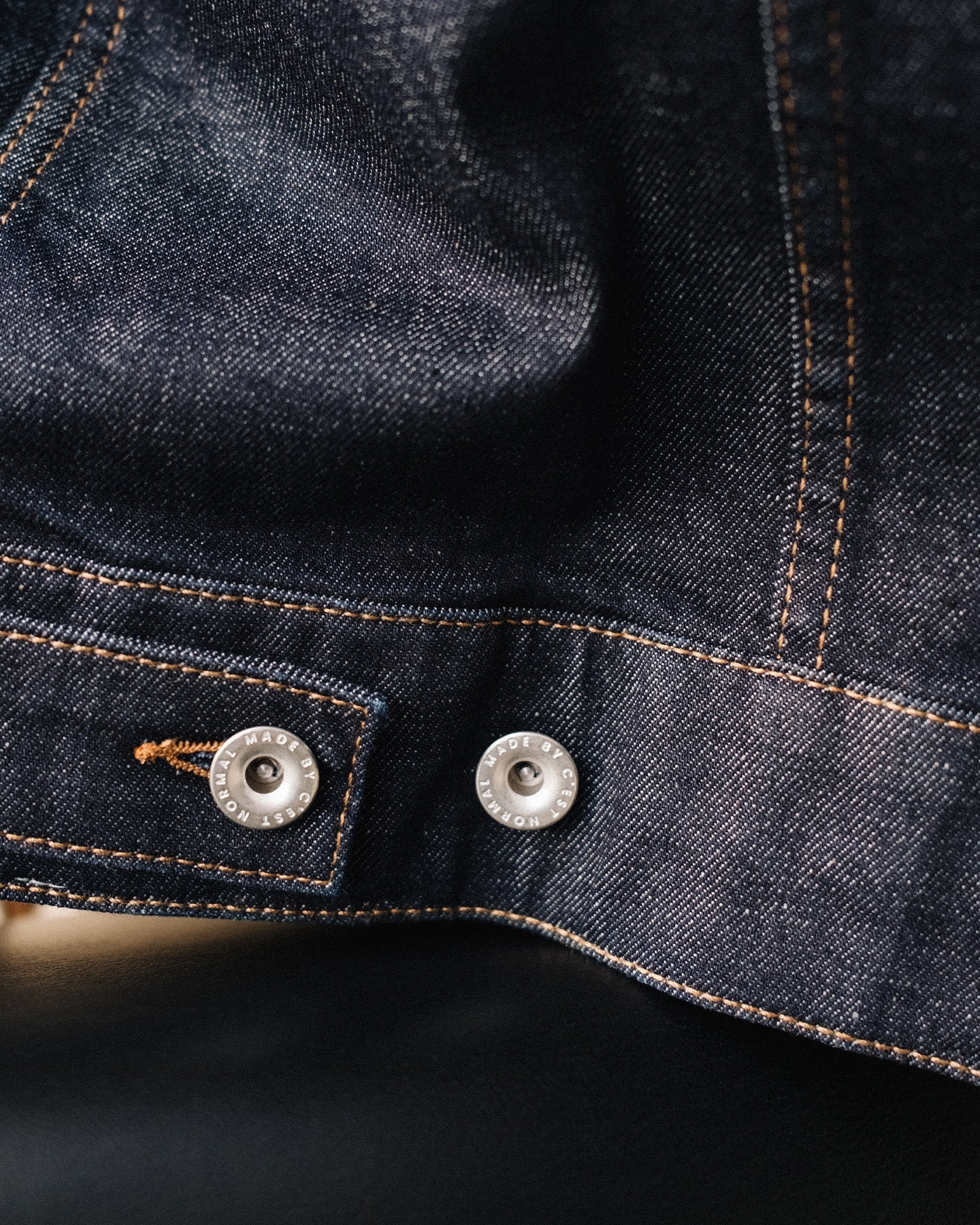 Men's Corduroy-Collar Denim Trucker Jacket